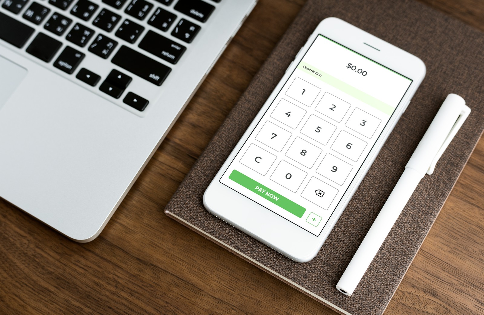 TAP Local POS payment screen on a phone